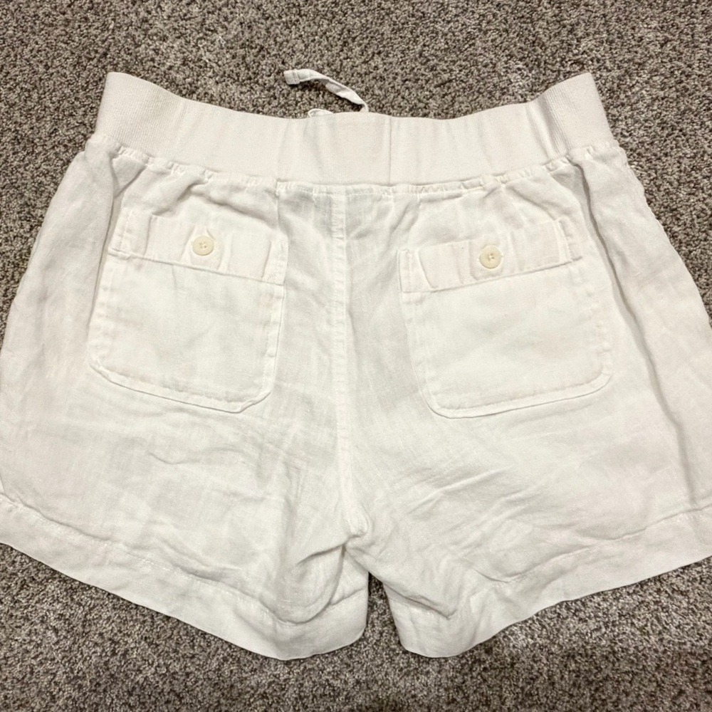 Athleta Women's White Cargo Shorts - Picture 2 of 5